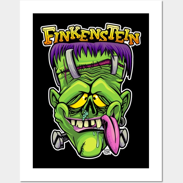 Finkenstein Rat Fink Wall Art by CsrJara / Perronegro Clothing